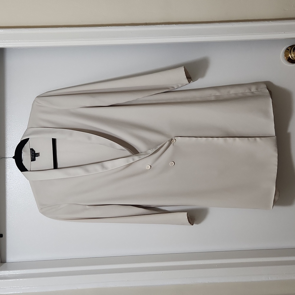 Topshop Lightweight Blazer, Beige